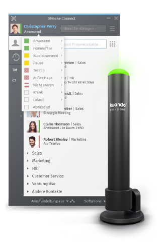 Grafik Unified Communication C4B busylight | XPhone